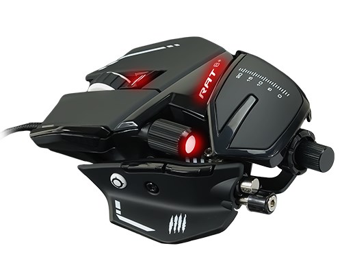 mad catz r a t 8 mouse right hand usb type a optical 16000 dpi